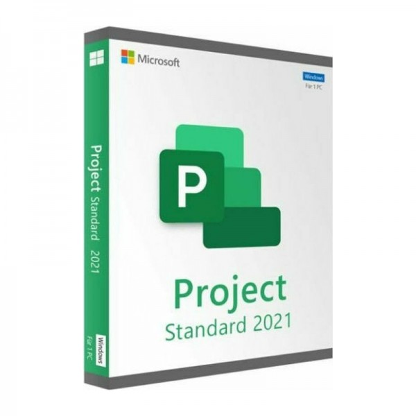 Microsoft Project Standard 2021 Win All Languages PK Lic Online Download C2R NR (076-05905)