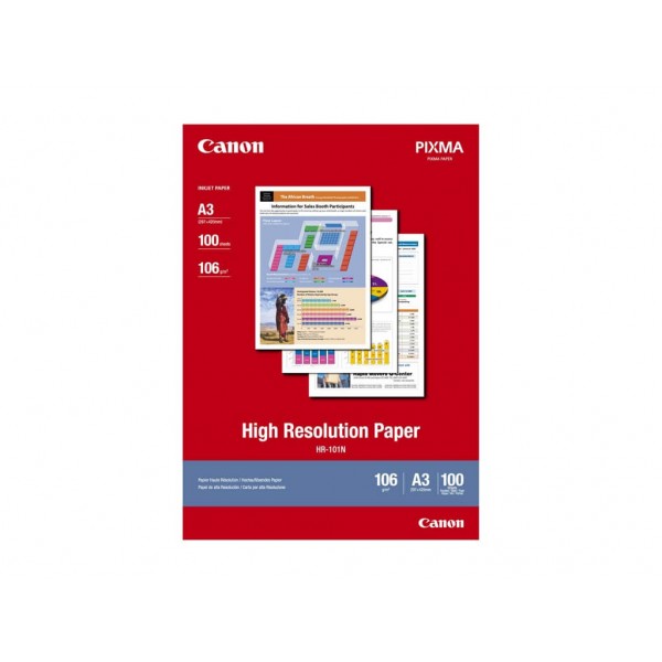 Paper Box Canon High Resolution Paper HR-101N A3 106gr/m² 100 sheets (1033A005)