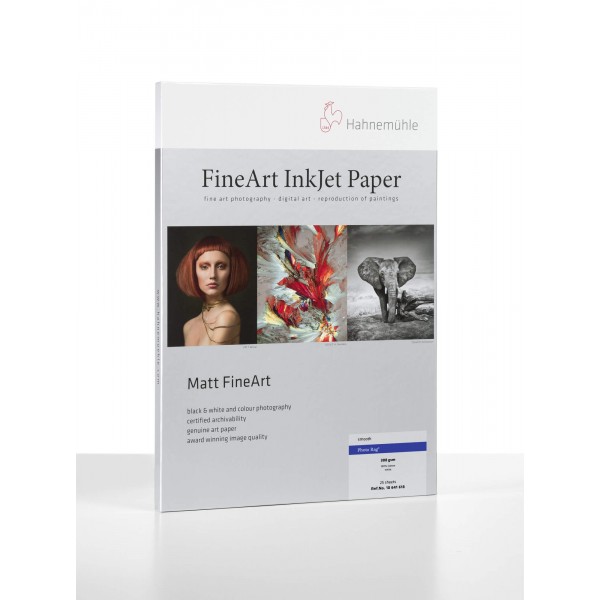 Paper Box Hahnemühle Matt FineArt Smooth Photo Rag A3 25 sheets 308 gr/m² (10641618)