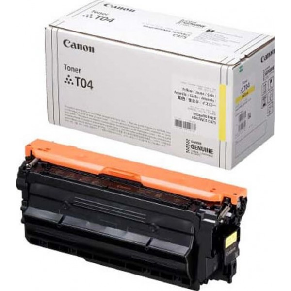 Toner Canon T04 Yellow 27.5k pgs (2977C001)