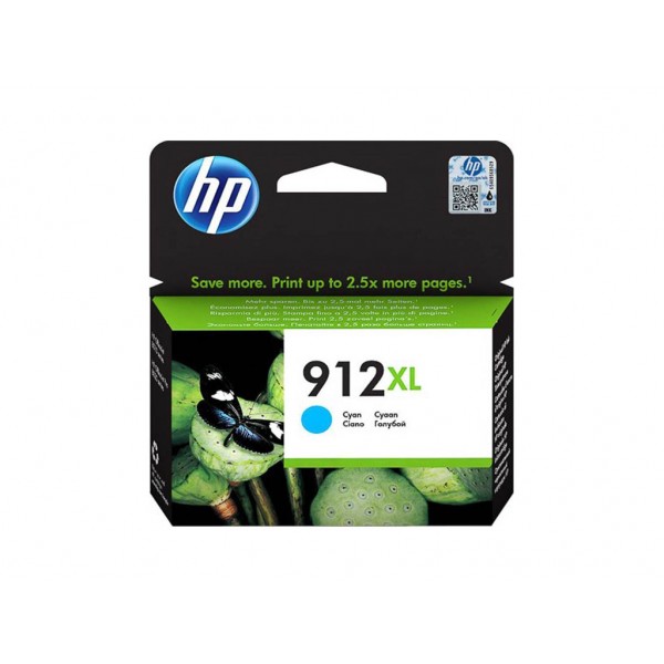 Ink HP 912XL Cyan 825 pgs (3YL81AE)