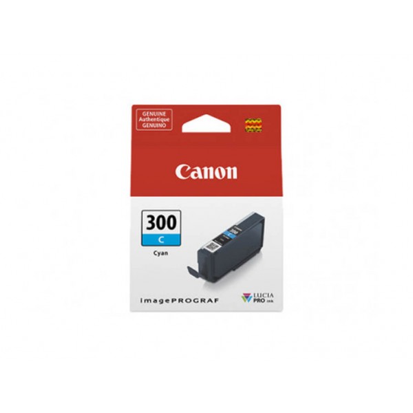 Μελάνι Canon PFI-300C Pigment Cyan 14 ml (4194C001)