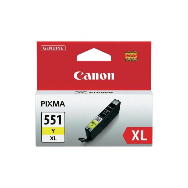 Μελάνι Canon CLI-551Y XL Yellow 275 pgs (6446B001)