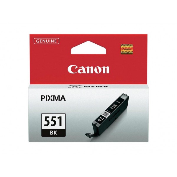 Μελάνι Canon CLI-551BK Black 376 pgs (6508B001)