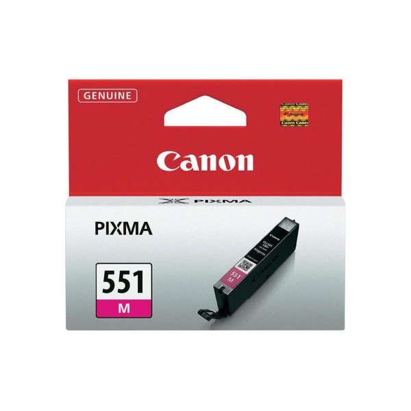 Ink Canon CLI-551M Magenta 121 pgs (6510B001)