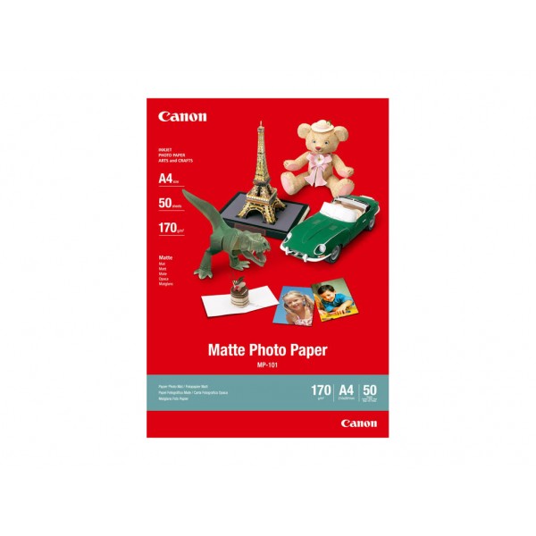Χαρτί Canon MP-101 Matte A4 170gr/m² 50 sheets (7981A005)