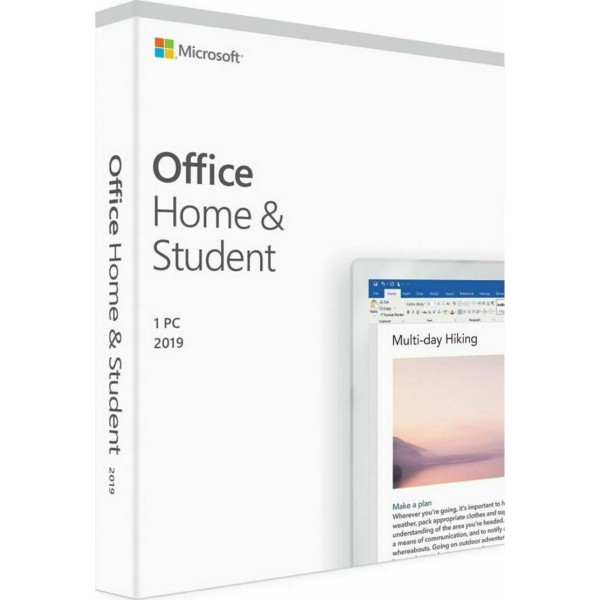Microsoft Office Home and Student 2019 English EuroZone 1 License Medialess P6 (79G-05149)