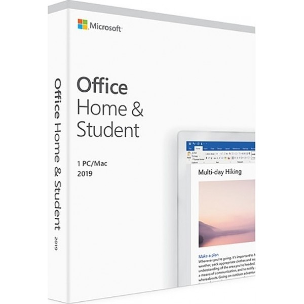 Microsoft Office Home and Student 2019 Greek EuroZone 1 License Medialess P6 (79G-05154)