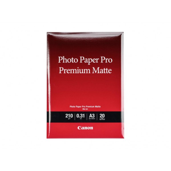 Paper Box Canon PM-101 Pro Premium Matte A4 210gr/m² 20 sheets (8657B006)