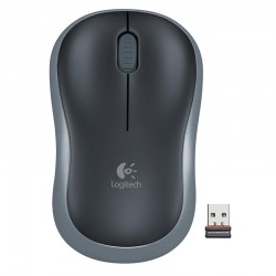 Mouse Logitech M185 Grey Wireless Optical (910-002235)