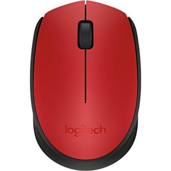 Ποντίκι Logitech M171 Red  Wireless Optical (910-004641)