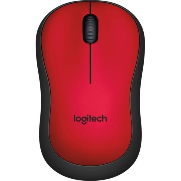 Ποντίκι Logitech M220 Silent Red  Wireless Optical (910-004880)