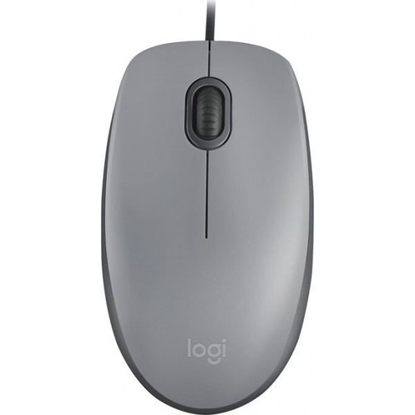 Ποντίκι Logitech M110 Grey Wired Optical (910-005490)