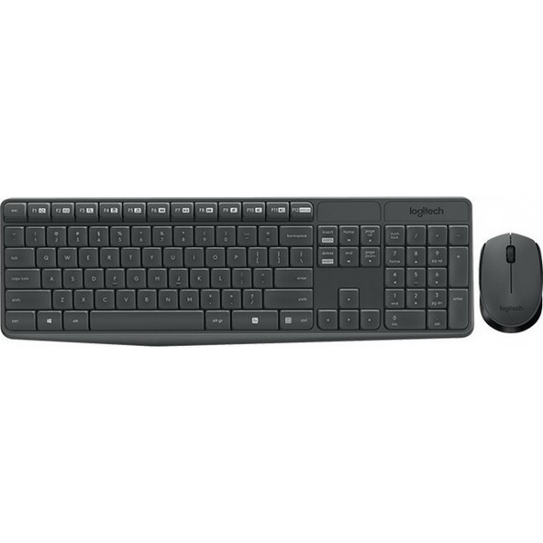 Keyboard & Mouse Logitech MK235 Wireless GR Layout (920-007915)