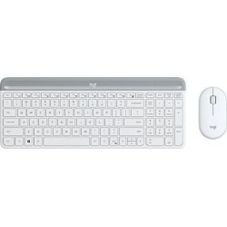 Πληκτρολόγιο & Ποντίκι Logitech MK470 White Wireless EN-US Layout (920-009205)