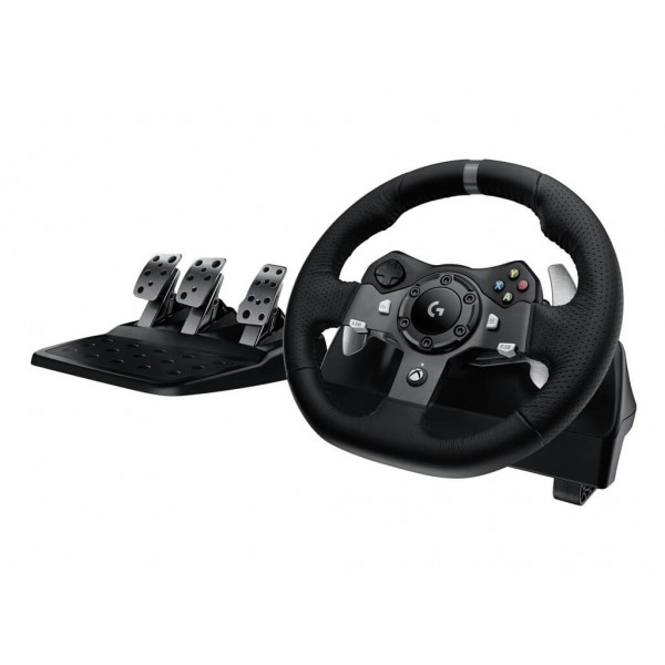 Steering Wheel Logitech G920 Driving Force Wheel and Pedals Set for Xbox One and PC (941-000123)