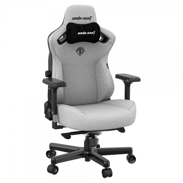 Gaming Καρέκλα Anda Seat KAISER-3 Large Grey Fabric (AD12YDC-L-01-G-PVF)