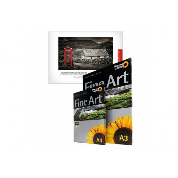 Paper Box PermJet Fine Art Semi-Gloss Canvas A3 360gr/m² 10 sheets (APJ23521)