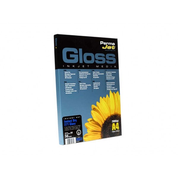 Χαρτί PermJet Gloss Instant Dry A4 271gr/m² 25 sheets (APJ50812)