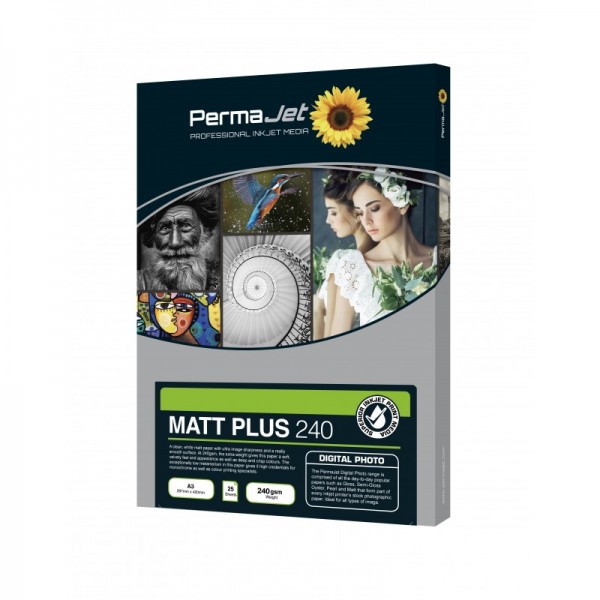 Paper Box PermaJet Matt/Plus A2 25 sheets  240gr/m²(APJ51142)