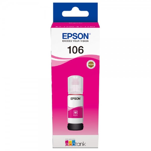 Ink Bottle Epson 106 Magenta T00R3 70ml (C13T00R340)