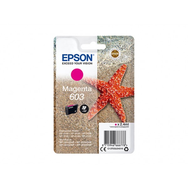 Μελάνι Epson T03U340 Magenta 2.4ml (C13T03U34010)