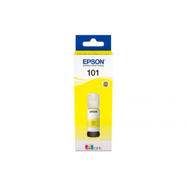 Μελάνι Bottle Epson 101 Yellow T03V4 127ml (C13T03V44A)