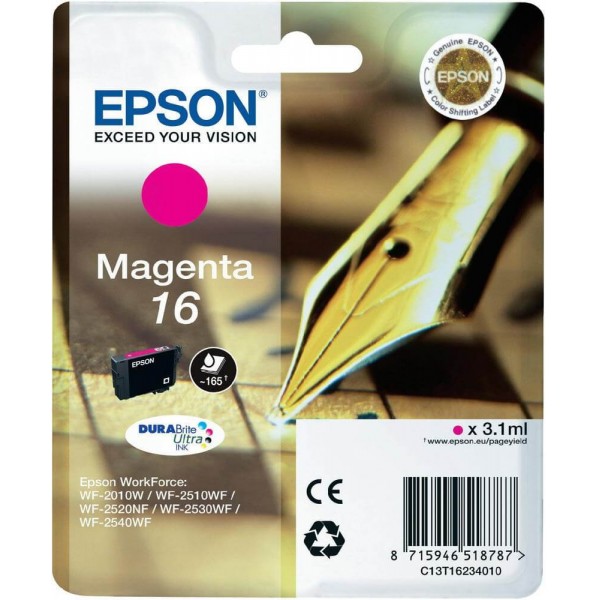 Ink Epson T1623 Magenta 3.1ml (C13T16234012)