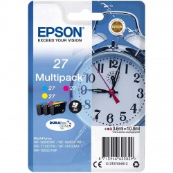 Μελάνι Epson 27 Multipack 3-color T2705 3x3.6ml (C13T27054012)