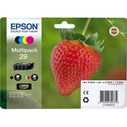 Μελάνι Epson 29 Multipack 4-color T2986 1x5.3 & 3x3.2ml (C13T29864012)