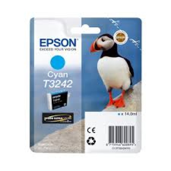 Μελάνι Epson Cyan T3242 14ml (C13T32424010)