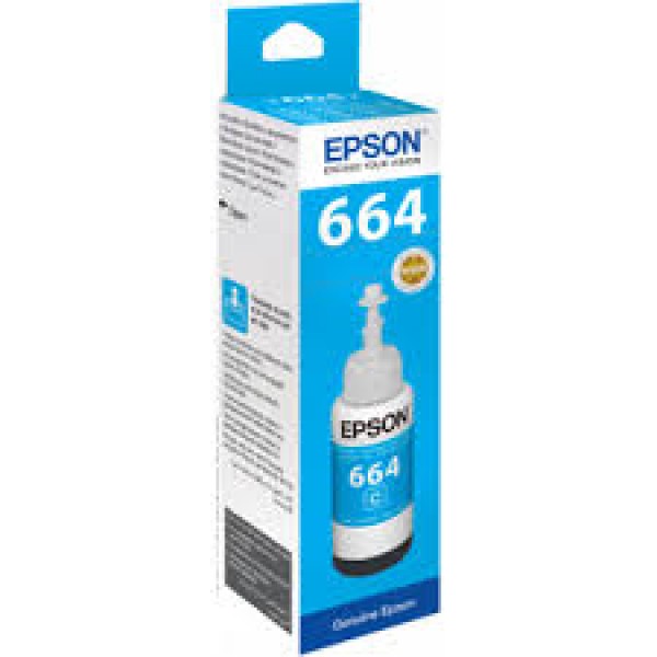 Ink Bottle Epson 664 Cyan T6642 70ml (C13T66424A )