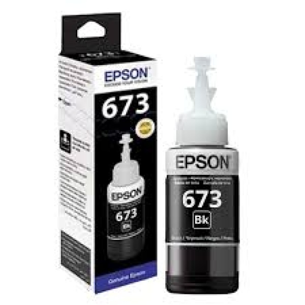 Μελάνι Bottle Epson 673 Black T6731 70ml (C13T67314A)