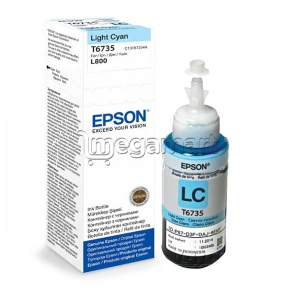 Ink Bottle Epson 673 Light Cyan T6735 70ml (C13T67354A)