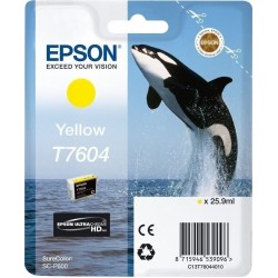 Μελάνι Epson Yellow T7604 26ml (C13T76044010)