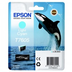 Μελάνι Epson Light Cyan T7605 26ml (C13T76054010)