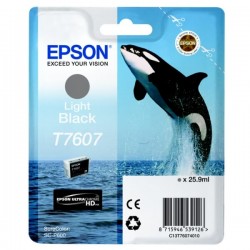 Μελάνι Epson Light Black T7607 26ml (C13T76074010)