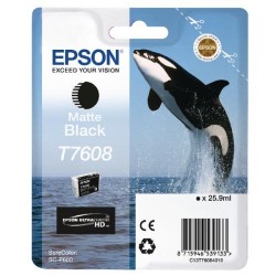 Μελάνι Epson Matte Black T7608 26ml (C13T76084010)