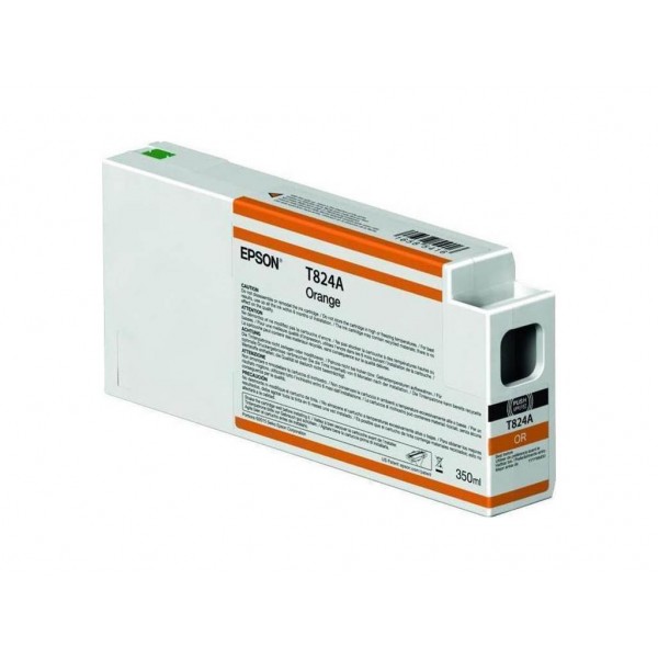 Μελάνι Epson Orange T824A UltraChrome HDX Pigment 350ml (C13T824A00)