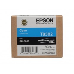 Μελάνι Epson Cyan T8502 Pigment 80ml (C13T850200)