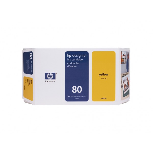 Ink HP 80 Yellow 350 ml (C4848A )