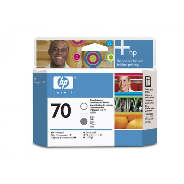 Printhead HP 70 Gloss Enhancer & Grey (C9410A)