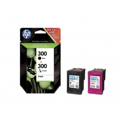 Μελάνι HP 300 Black & Tri Color Combo Pack (200 Pgs / 165 Pgs)  (CN637EE)