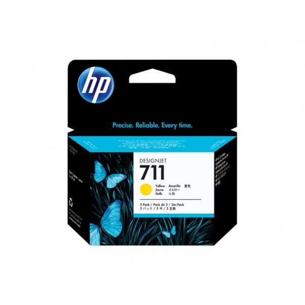 Ink HP 7113 Pack Yellow 3 x 29 ml (CZ136A )