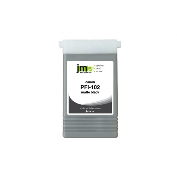 Μελάνι JM Compatible Canon PFI-102MBK Matte Black Pigment 130ml (IJMC-0894B001)