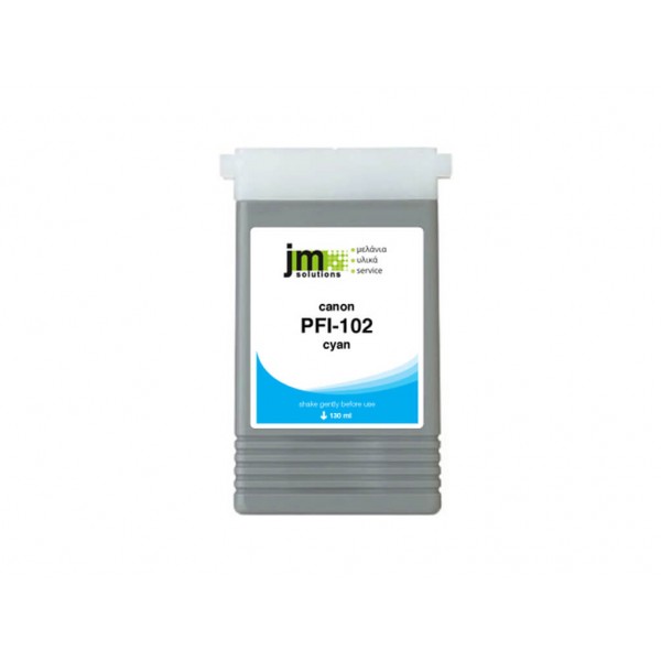 Μελάνι JM Compatible Canon PFI-102C Cyan Dye 130ml (IJMC-0896B001)