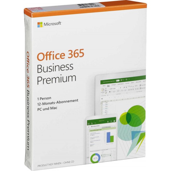 Microsoft 365 Business Standard Retail Mac/Win All Languages Subscription EuroZone Online Product Key License 1 License Download ESD NR 1 Year (KLQ-00211)