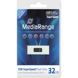 USB Flash Drive MediaRange MR916 32GB Silver USB 3.0 (MR916)