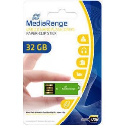 USB Flash Drive MediaRange MR977 32GB Green USB 2.0 (MR977)