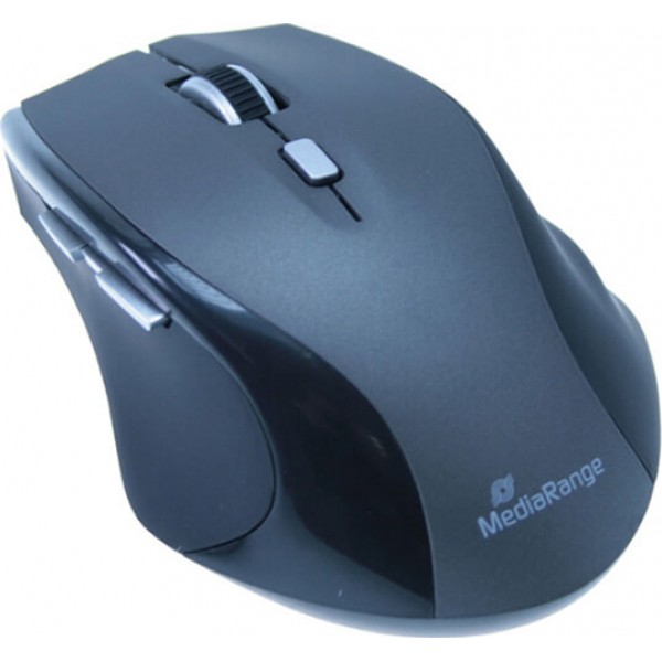 Mouse MediaRange Black-Grey Wireless Optical (MROS203)